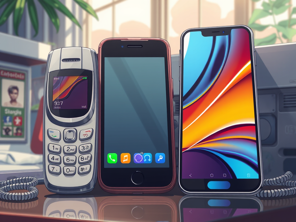 Old school Phones Vs. Smart Phones